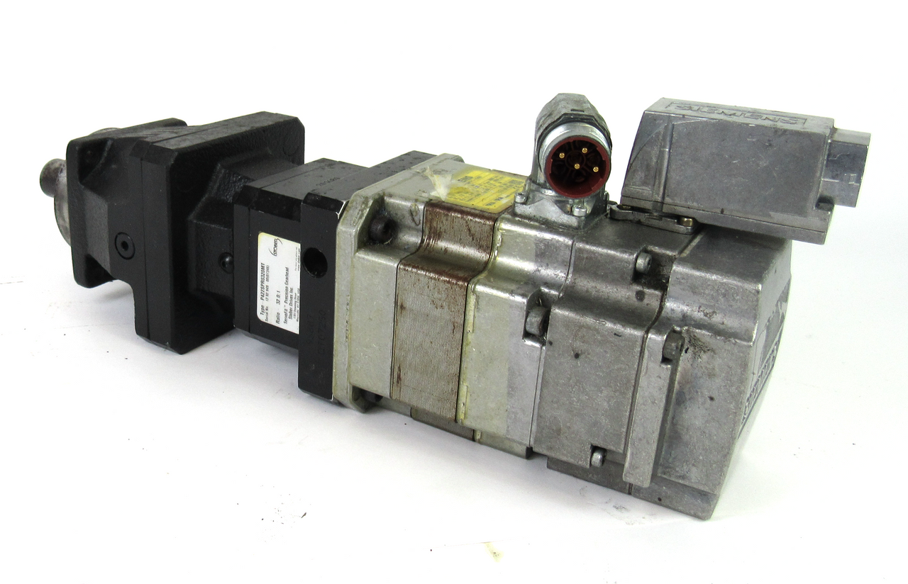 Siemens 1FK7040-5AK71-1DG0 Servo Motor w/ Stober P422SPR0320MT Gear Reducer