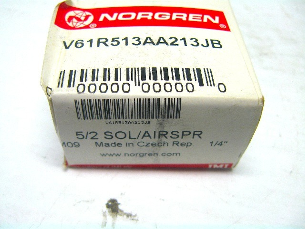 Norgren V61R513AA213JB Solenoid Valve 5/2 Directional Control Valve 1/4 NPT