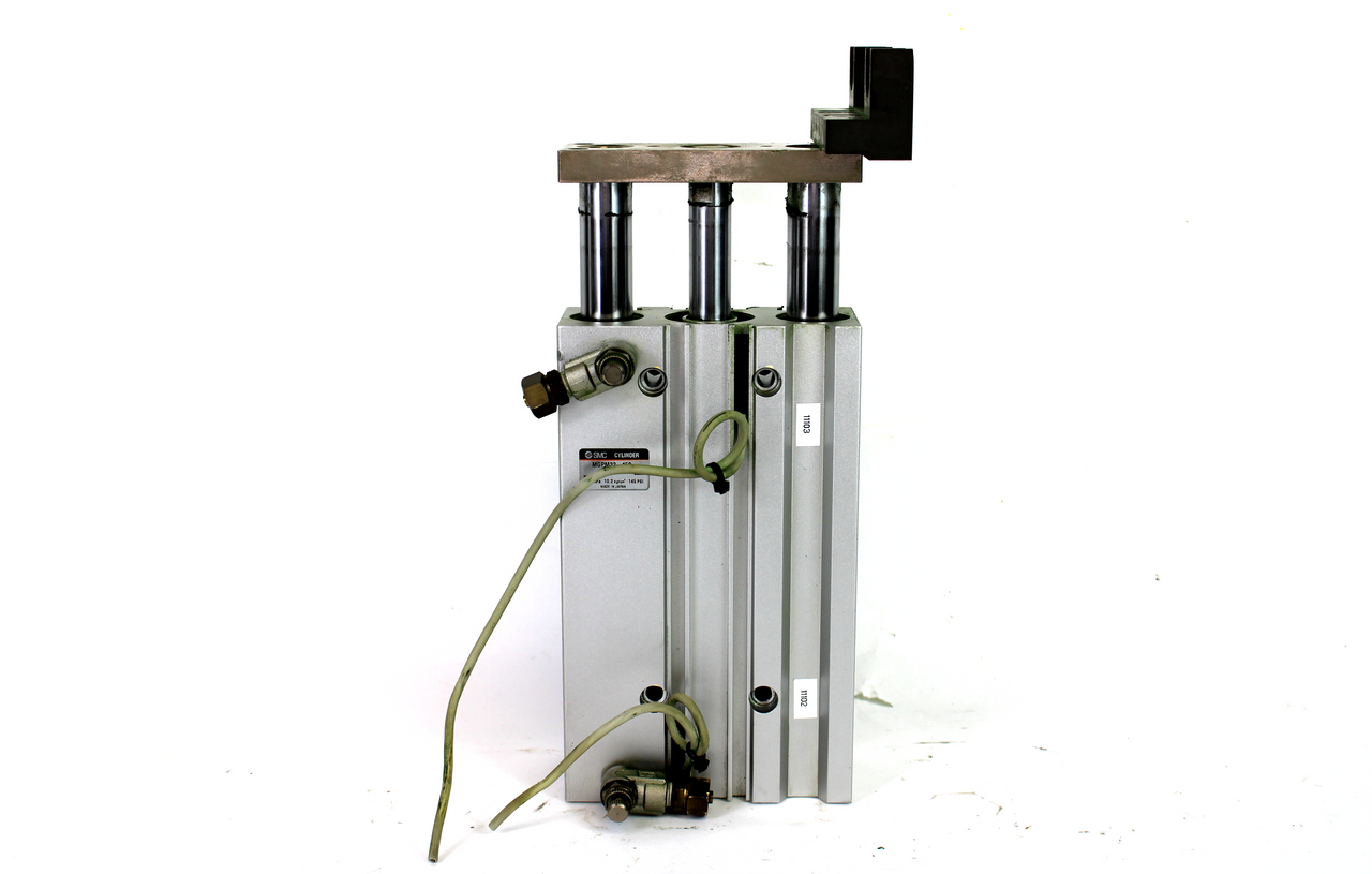 SMC MGPM32-150 Pneumatic Compact Guided Cylinder, 32mm Bore, 150mm Stroke