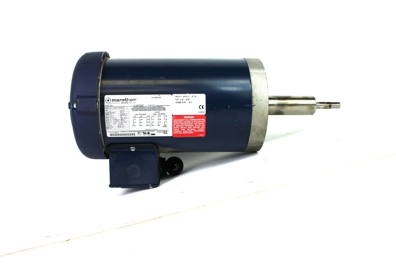 Marathon Electric KVH 145TTFR4332AA A-C Motor, 1 1/2 HP, 208-230/460V, 1755 RPM