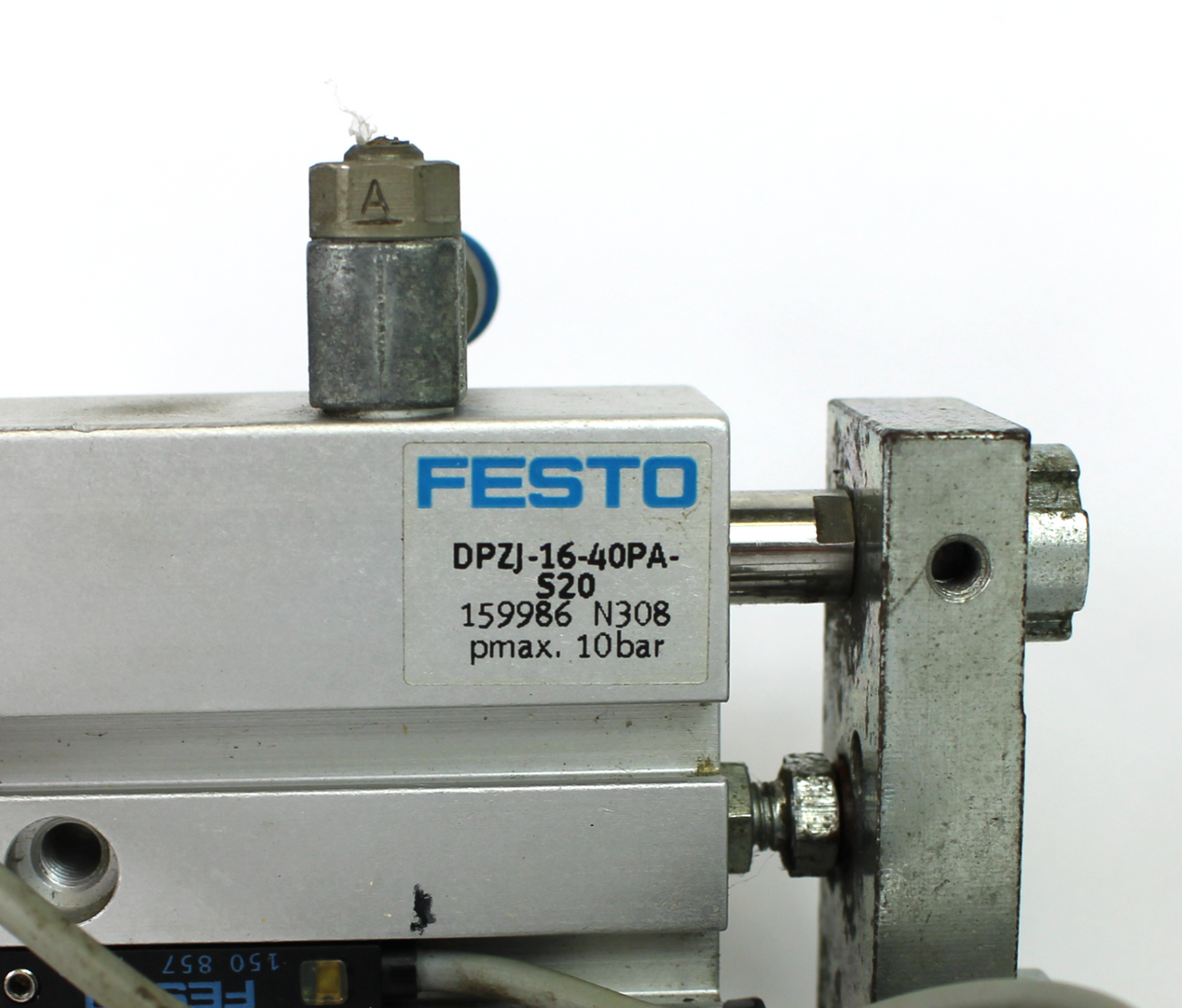 Festo DPZJ-16-40PA-S20 Pneumatic Twin Cylinder 10 Bar