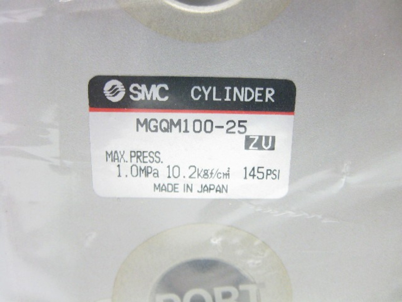 SMC MGQM100-25 Guided Cylinder 100 MM Bore 25 MM Stroke New