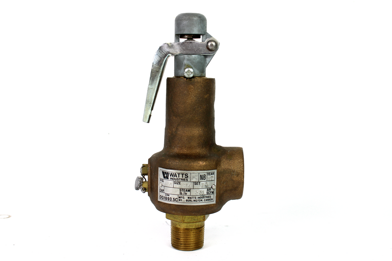 Watts Ind. 41A Safety Relief Valve, 3/4"