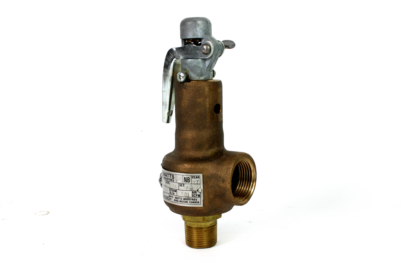 Watts Ind. 41A Safety Relief Valve, 3/4"