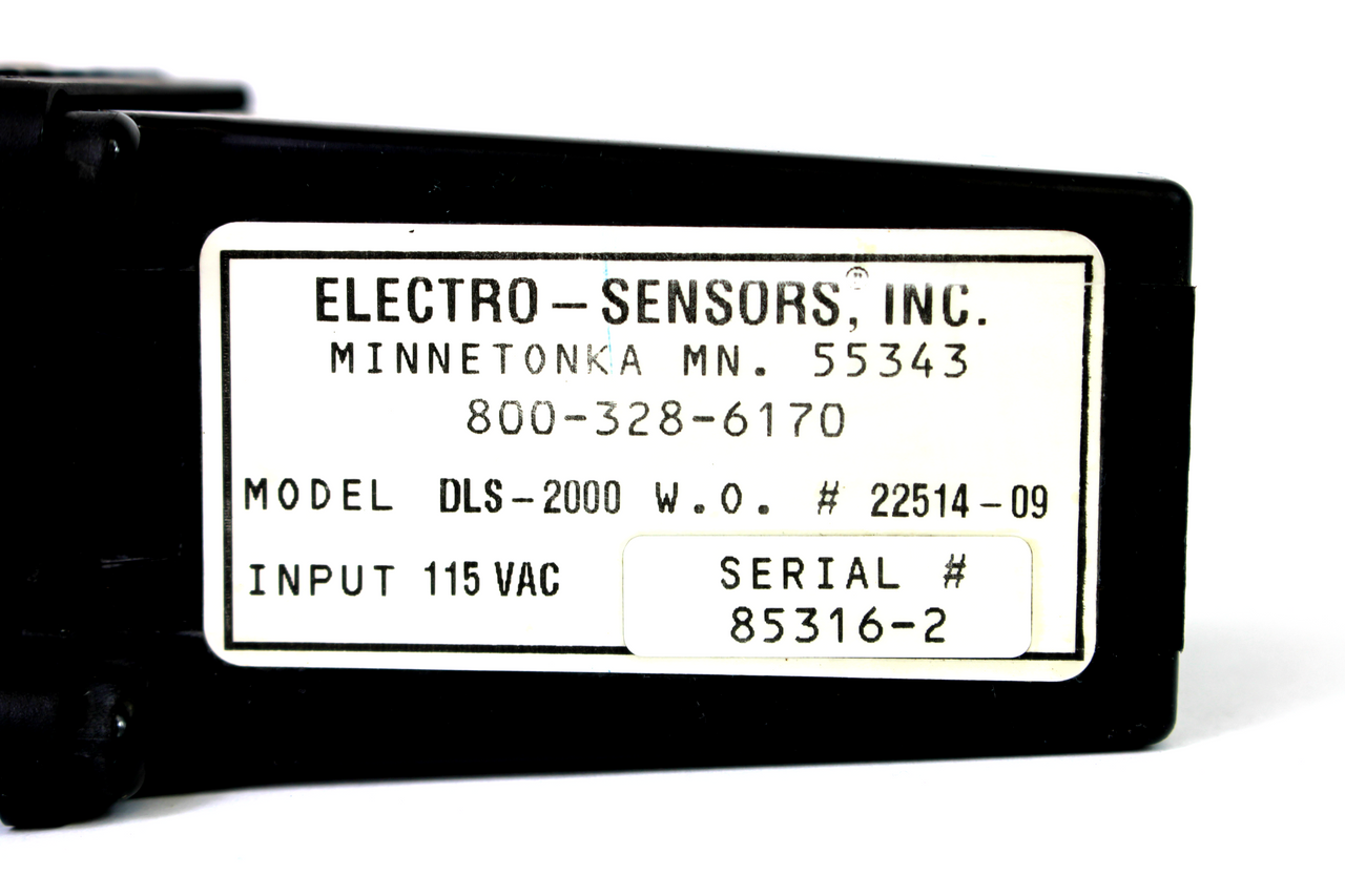 Electro-Sensors DLS-2000 Digital Speed Switch Relay, 115V AC