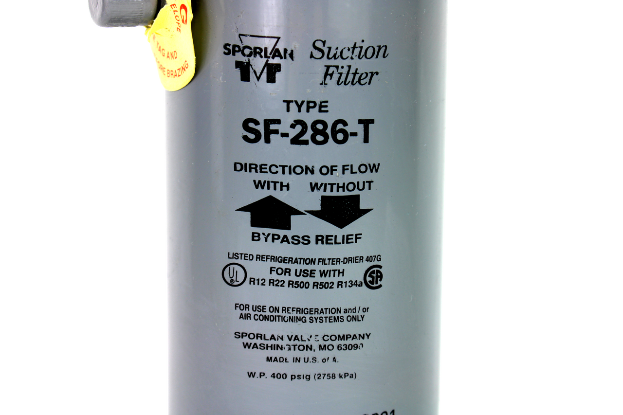Sporlan SF-286-T Suction Filter, 400 PSIG