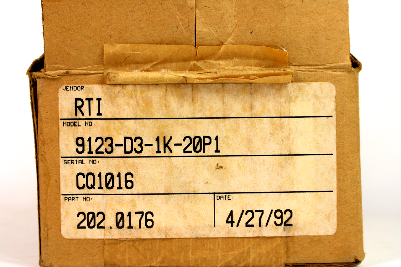 Revere Transducers Inc. 9123-D3-1K-20P1 Load Cell