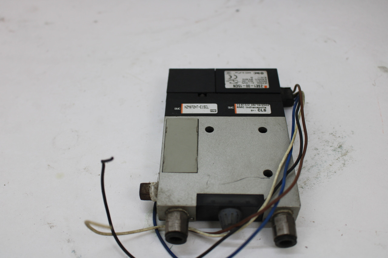 Smc Vacuum Ejector NZM072HT-E15CL W/ Vacuum Switch ZSE1-00-15CN