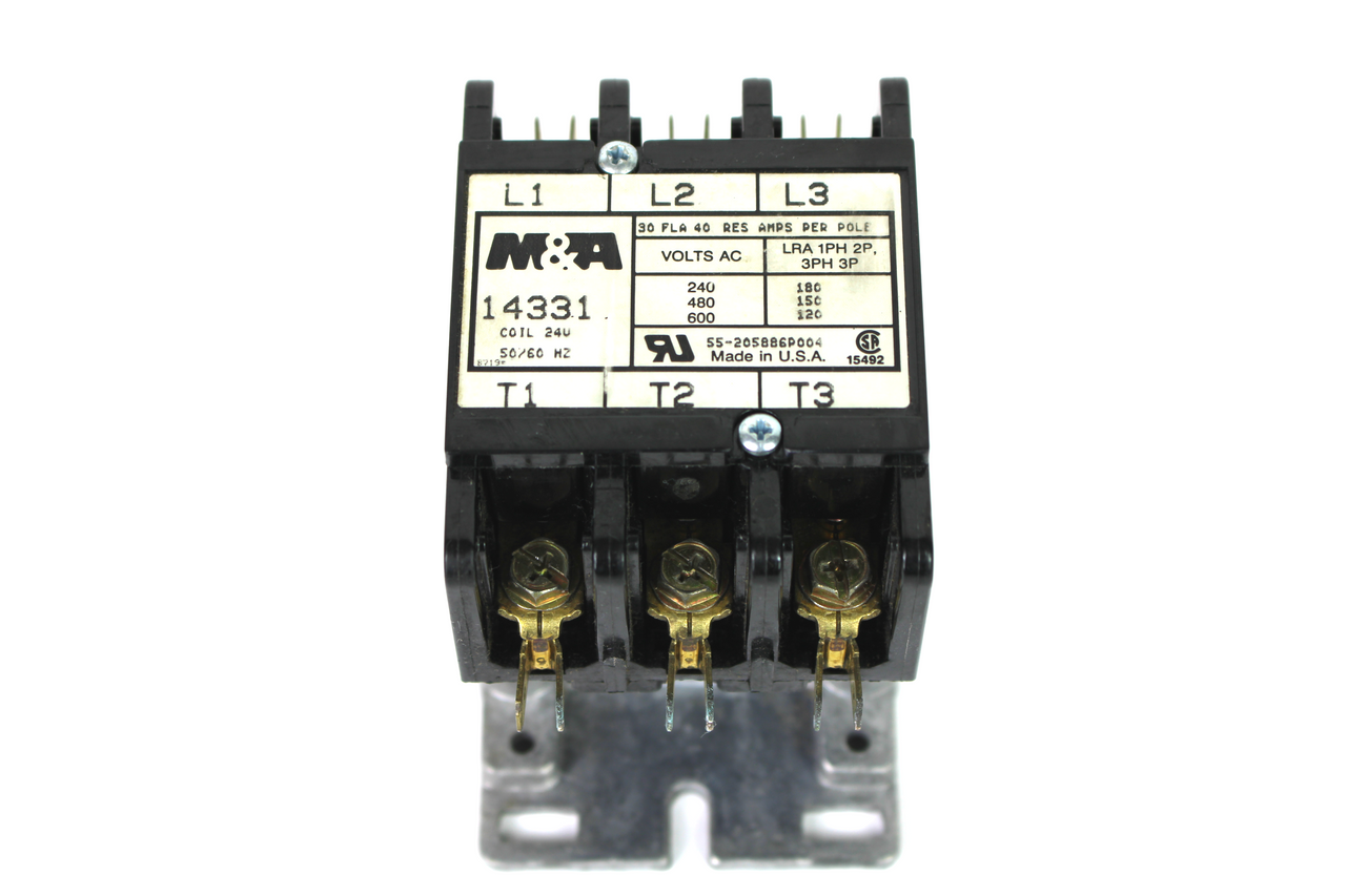 Motors & Armatures 14331 Definite Purpose Contactor, 30 Amp, 3-Pole