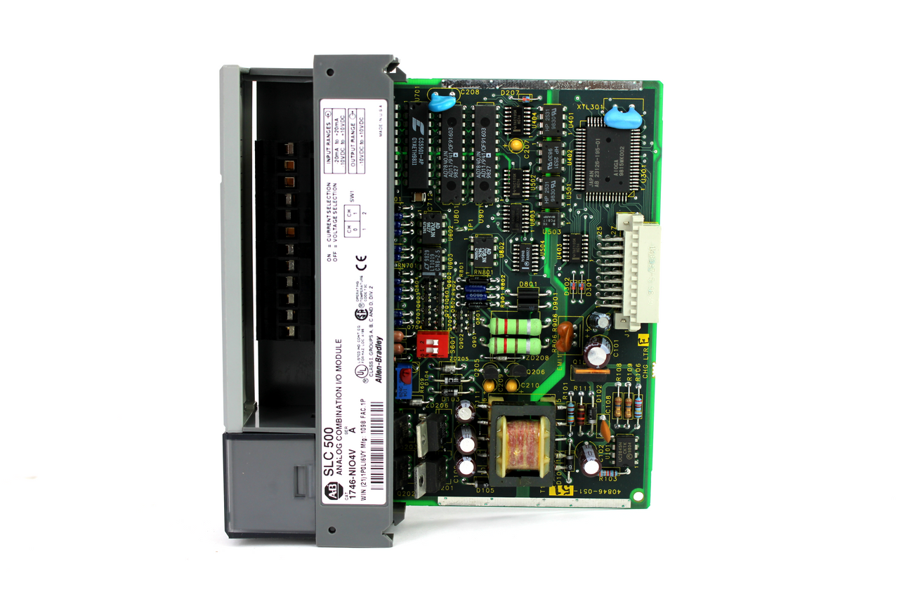 Allen Bradley 1746-NIO4V Ser. A Analog Combination I/O Module