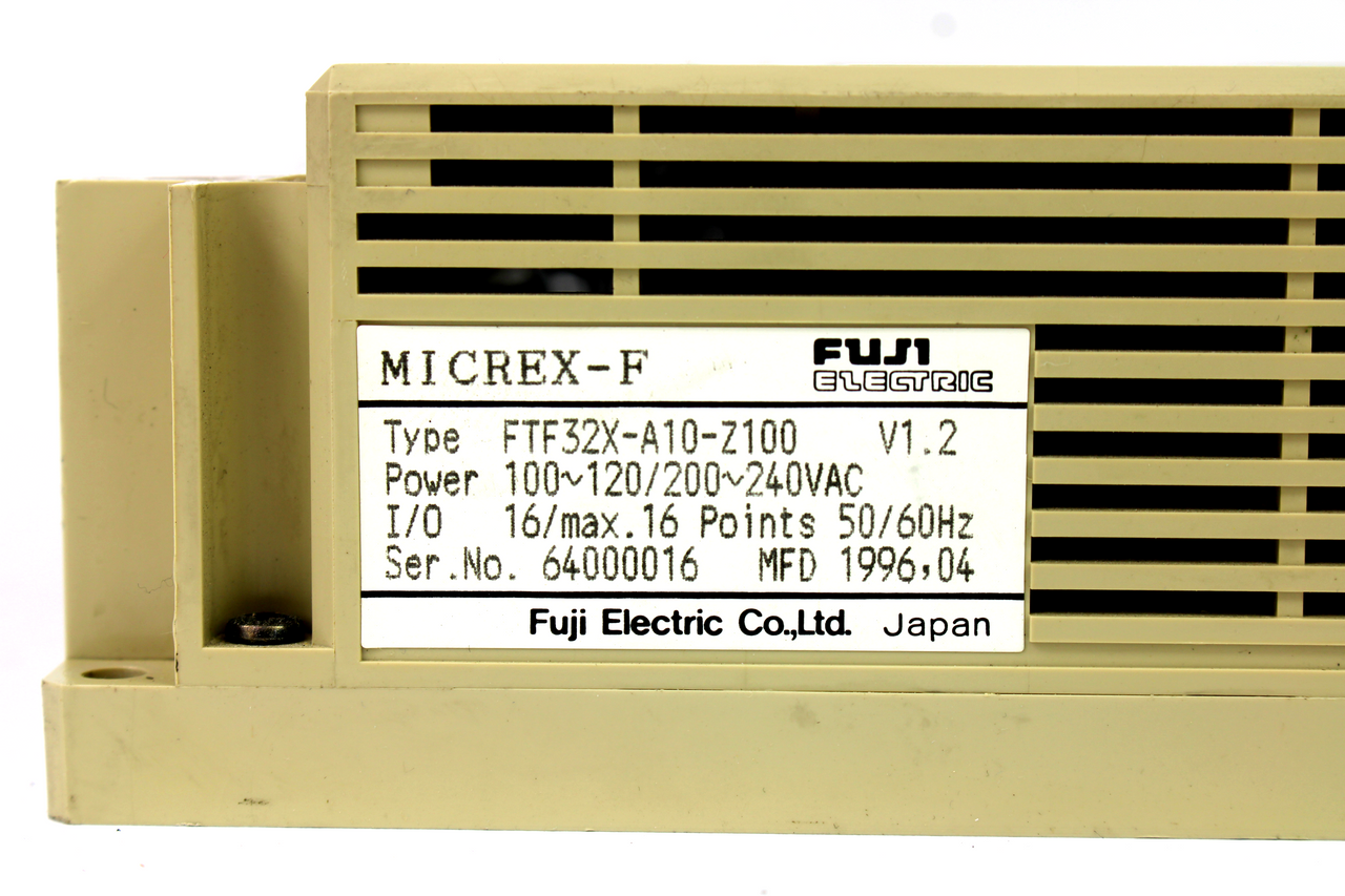 Fuji Electric FTF32X-A10-Z100 MICREX-F PLC Expansion Unit, 100-120/200-240V AC
