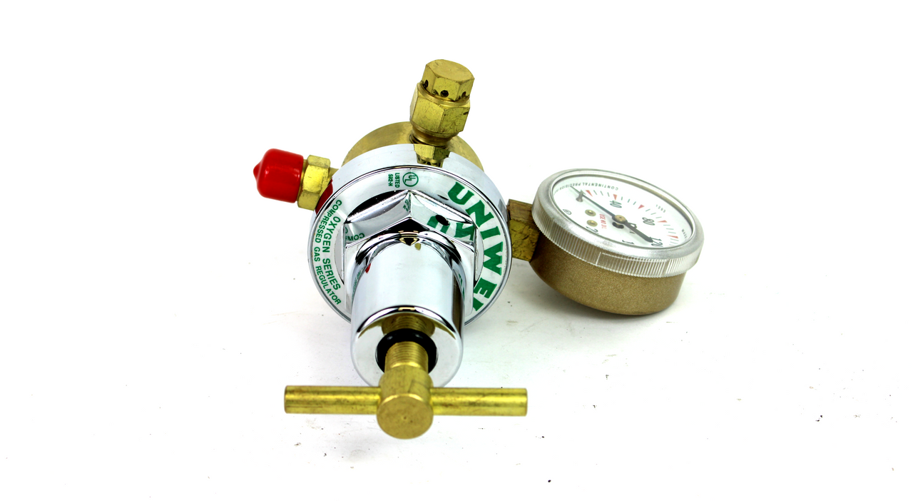 Uniweld RUHL8210 Single Stage Regulator, Oxygen 1/4" NPT(F) Inlet