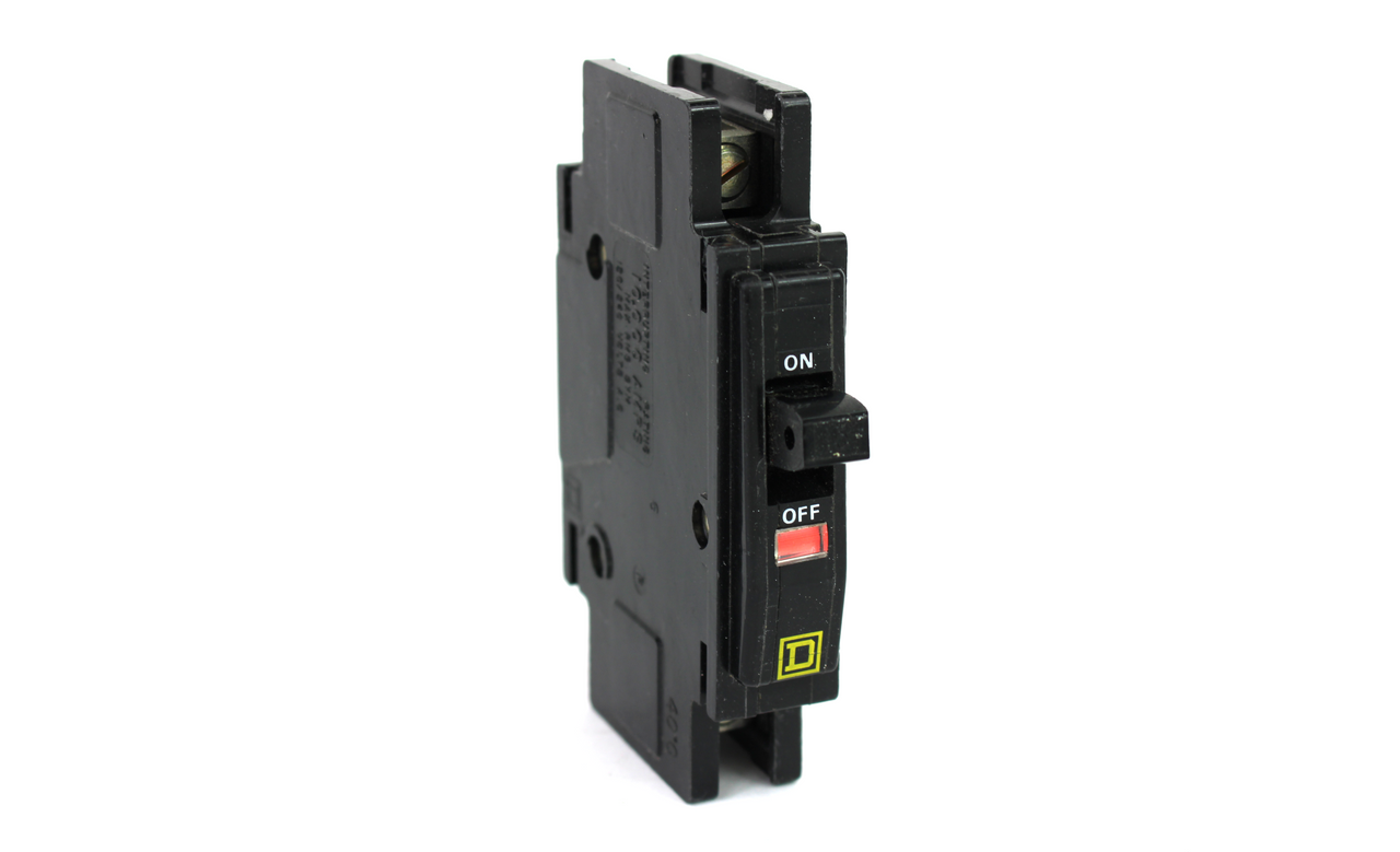 Square D QOUF115 Circuit Breaker, 15 Amp, 1-Pole