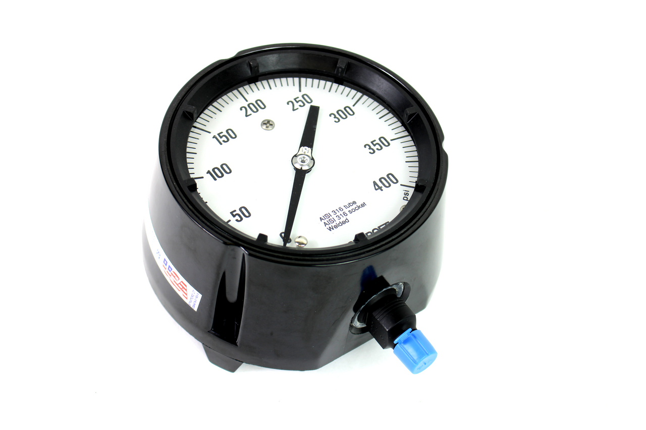 Ashcroft 45-1279-88L-02L-400 Duragauge Pressure Gauge, 4 1/2 Ashcroft 45-1279-88L-02L-400 Duragauge Pressure Gauge, 4 1/2