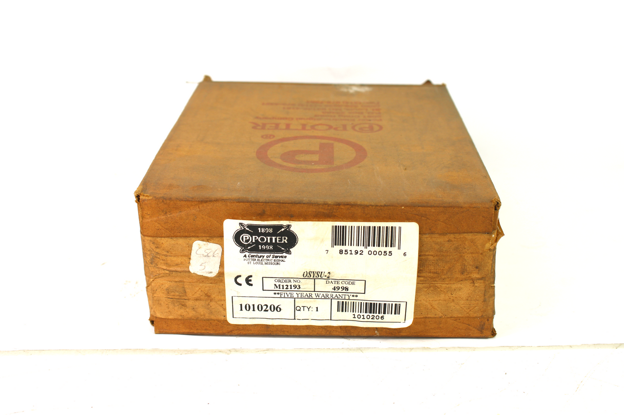 Potter Electric OSYSU2 Double Outside Screw and Yoke Valve Supervisory