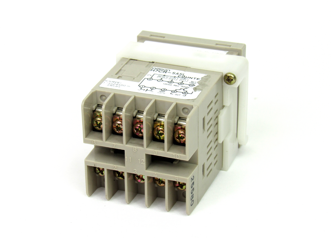 Omron H7CR-SASL Digital Counter, 6-Digit, Non-Backlit, 12-24V DC