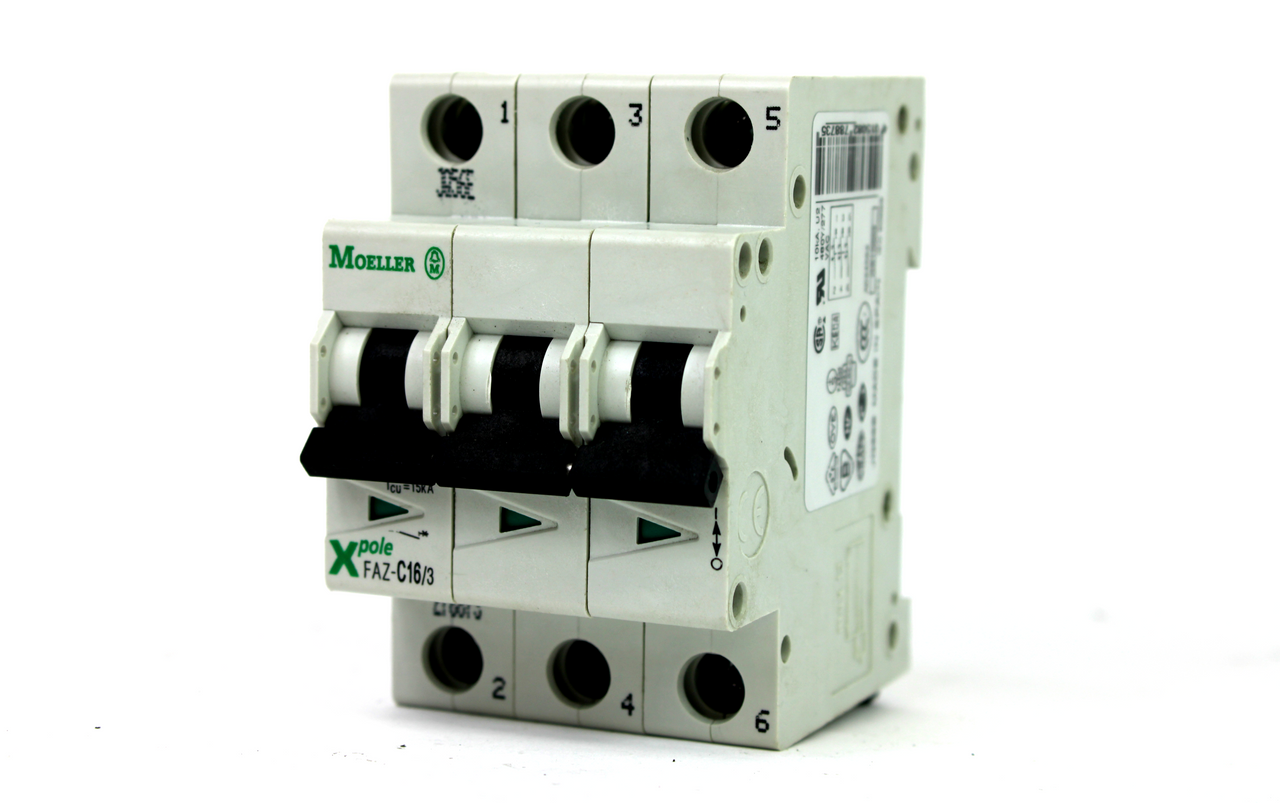 Moeller FAZ-C16/3 XPole Circuit Breaker