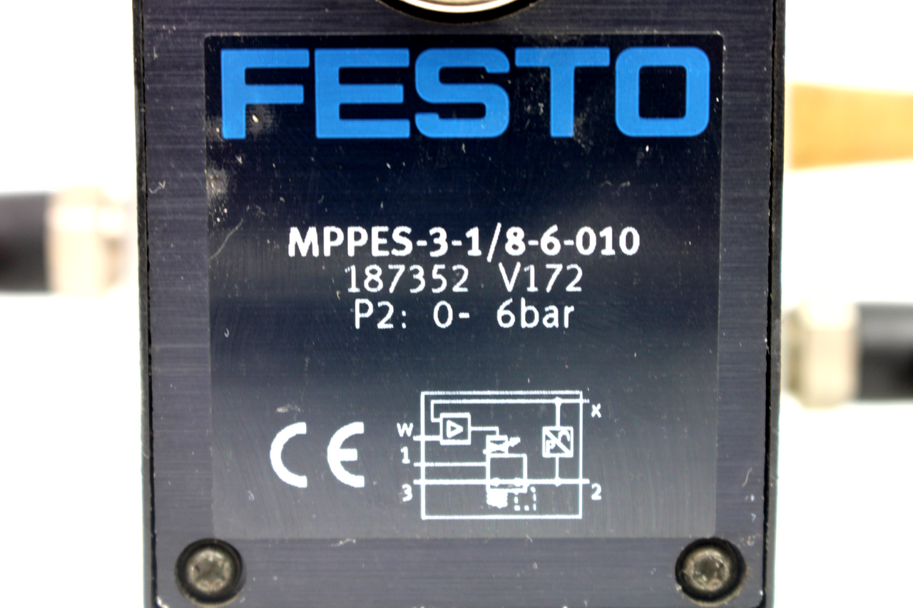 Festo MPPES-3-1/8-6-010 Proportional-Pressure Regulator, 0-6 Bar