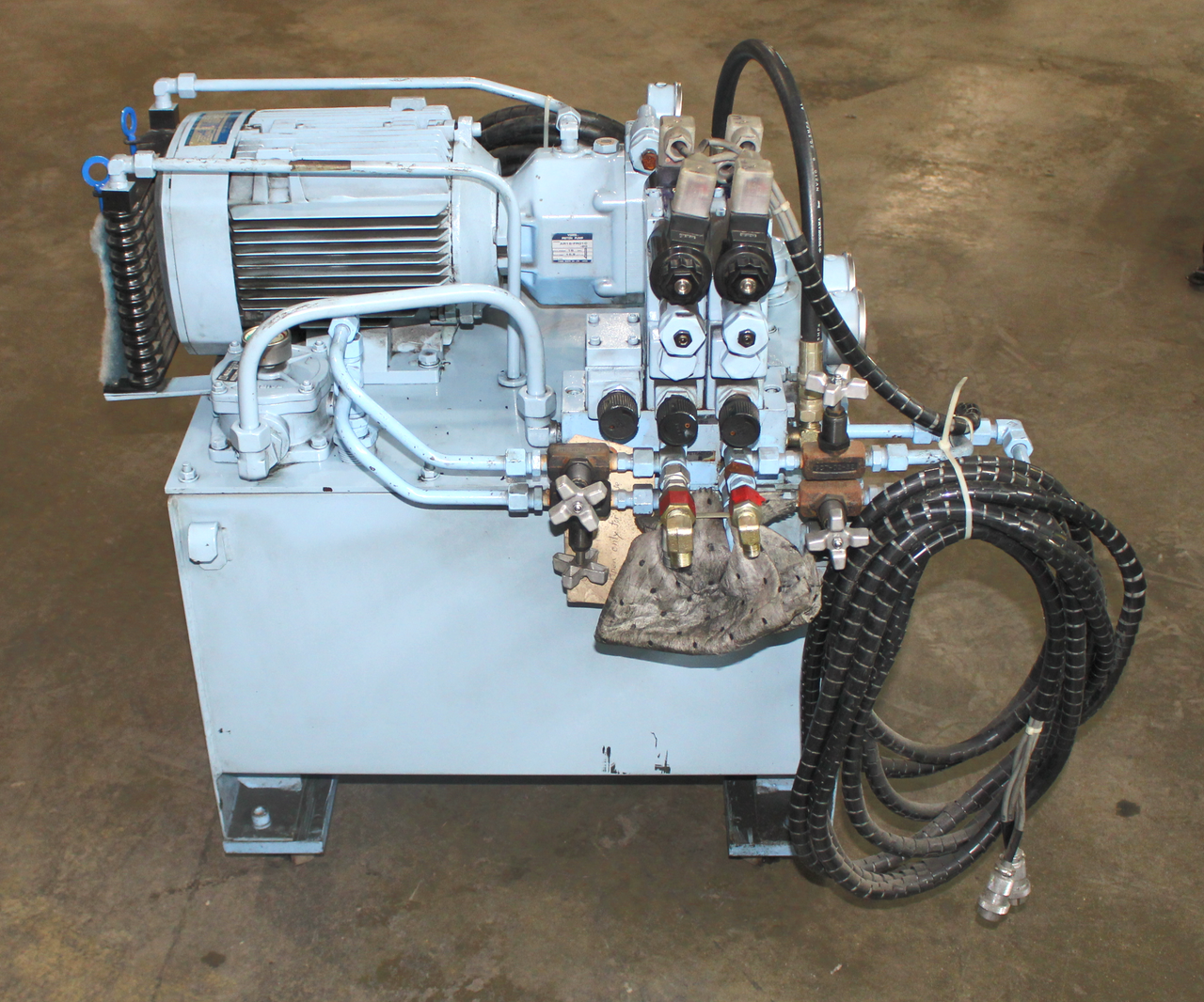 Yuken YA16C63.741 Hydraulic System w/ 3.7kW Motor & Piston Pump