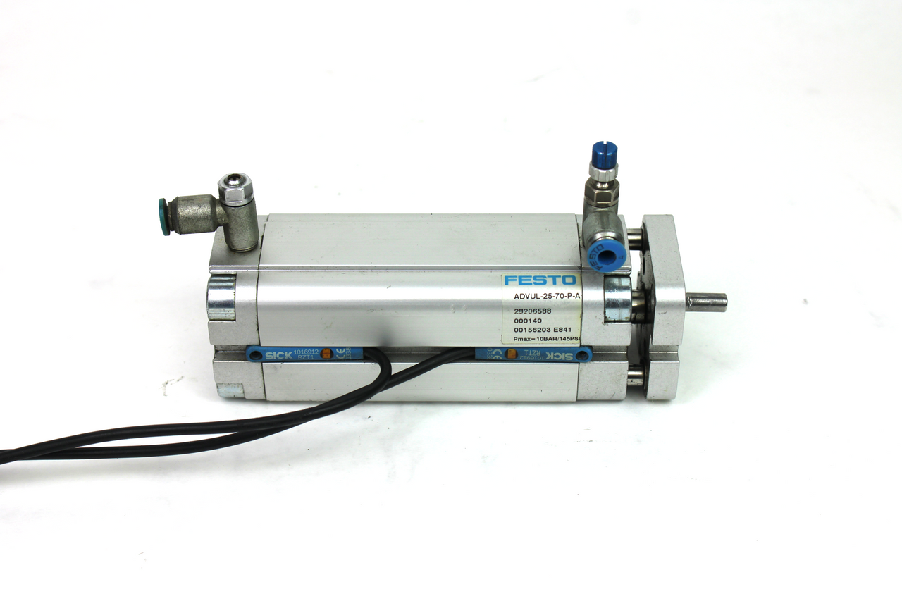 Festo ADVUL-25-70-P-A Pneumatic Compact Cylinder, 25mm Bore, 70mm Stroke