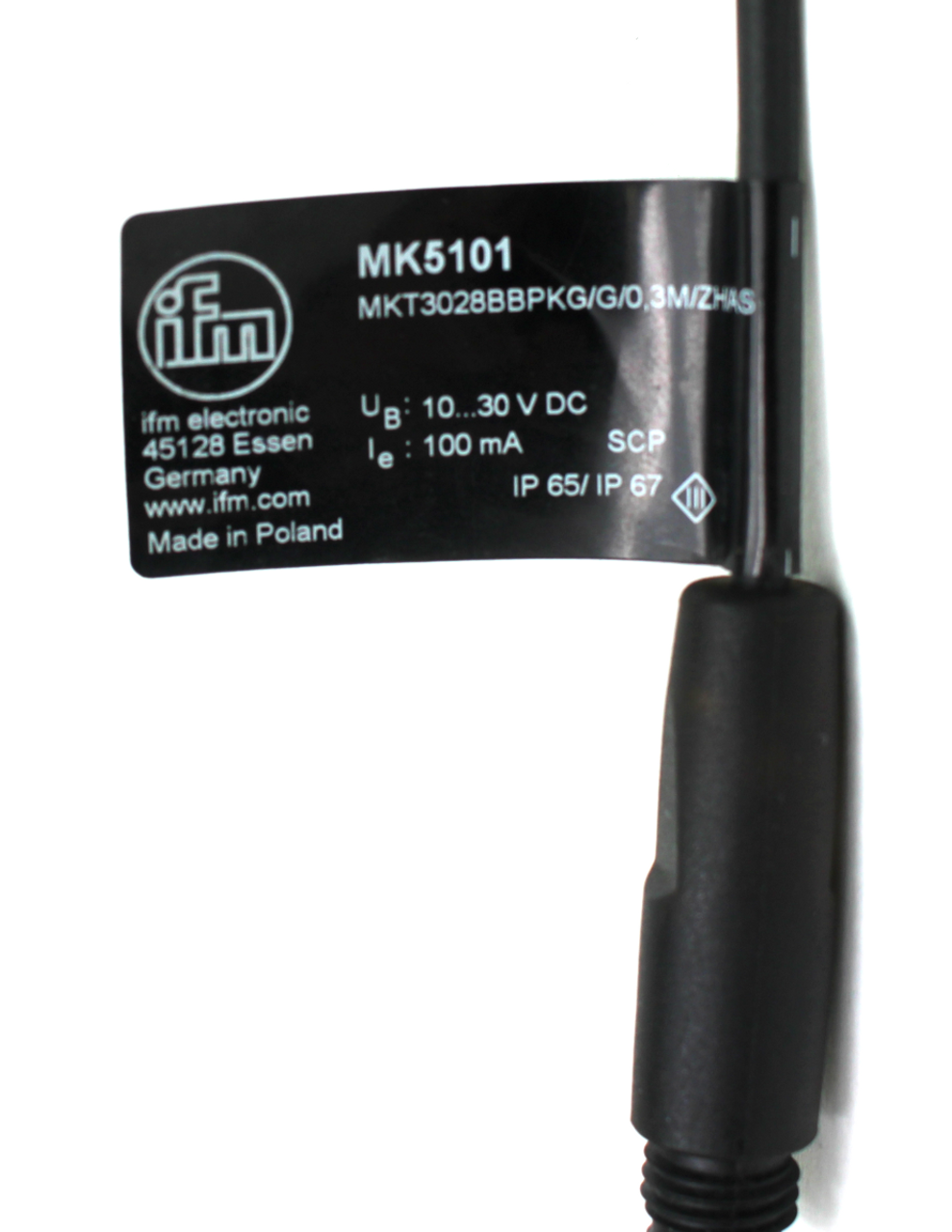 IFM Electric MK5101 T-Slot Cylinder Sensor 10-30VDC