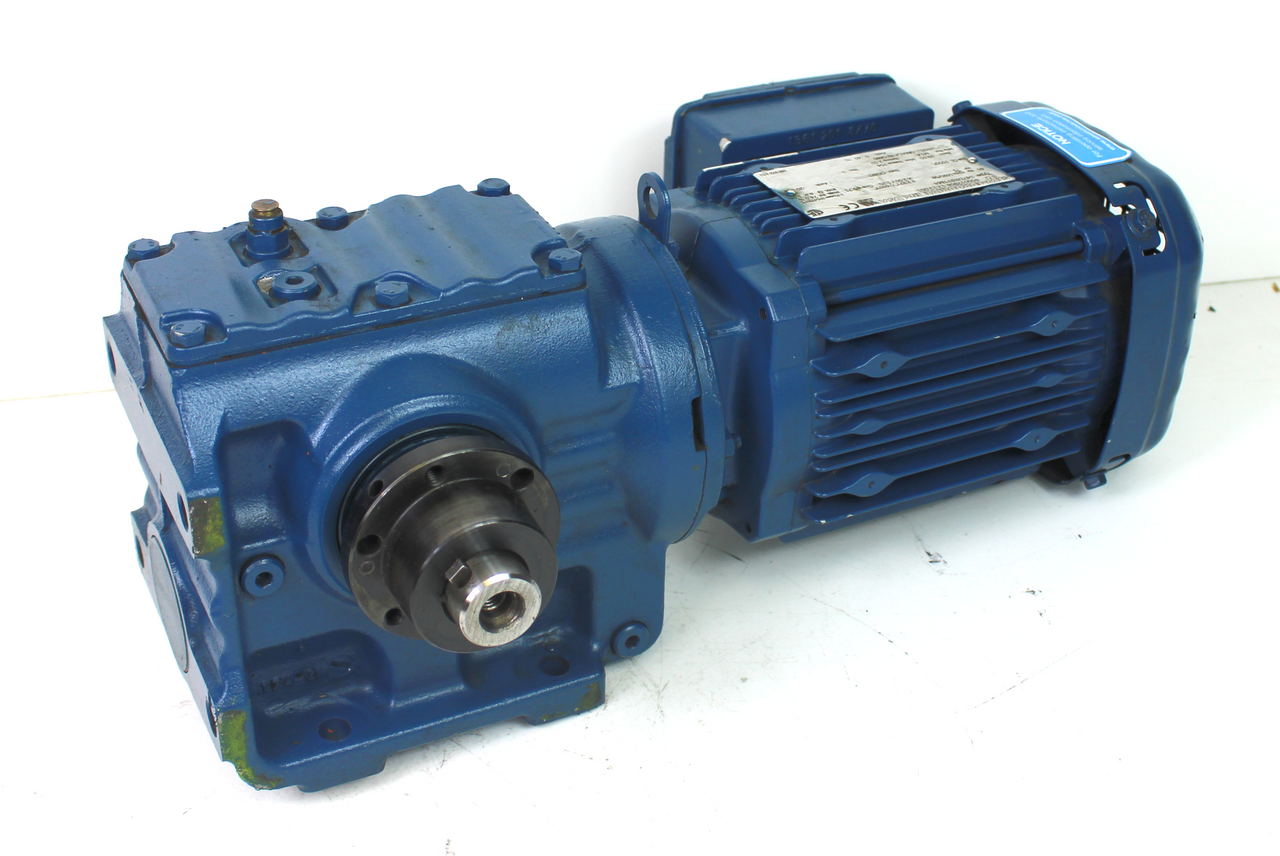 Sew Eurodrive S47DRS71M4 3 Phase Gearmotor 0.75Hp