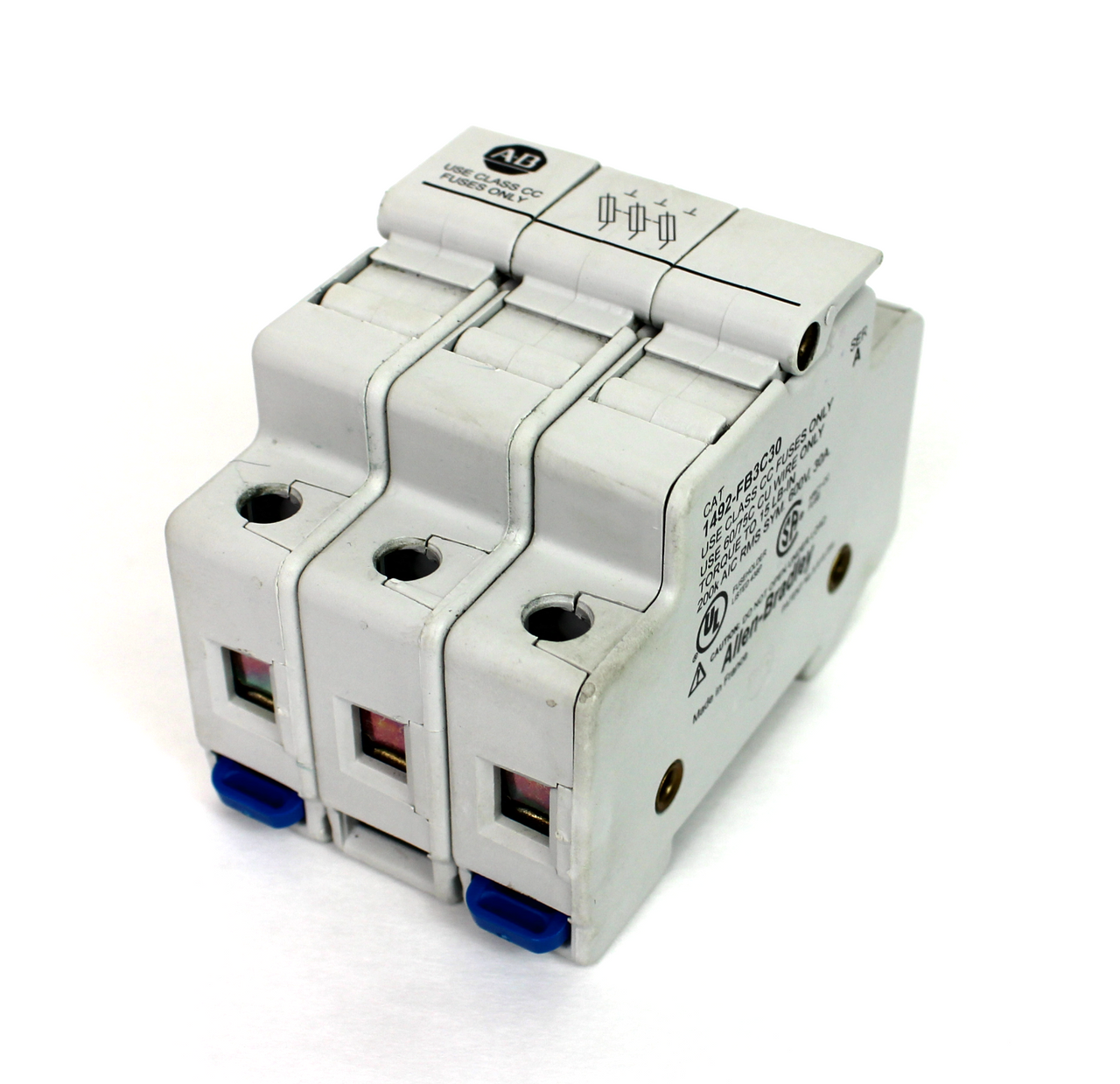 Allen Bradley 1492FB3C30 Ser. A Fuse Holder