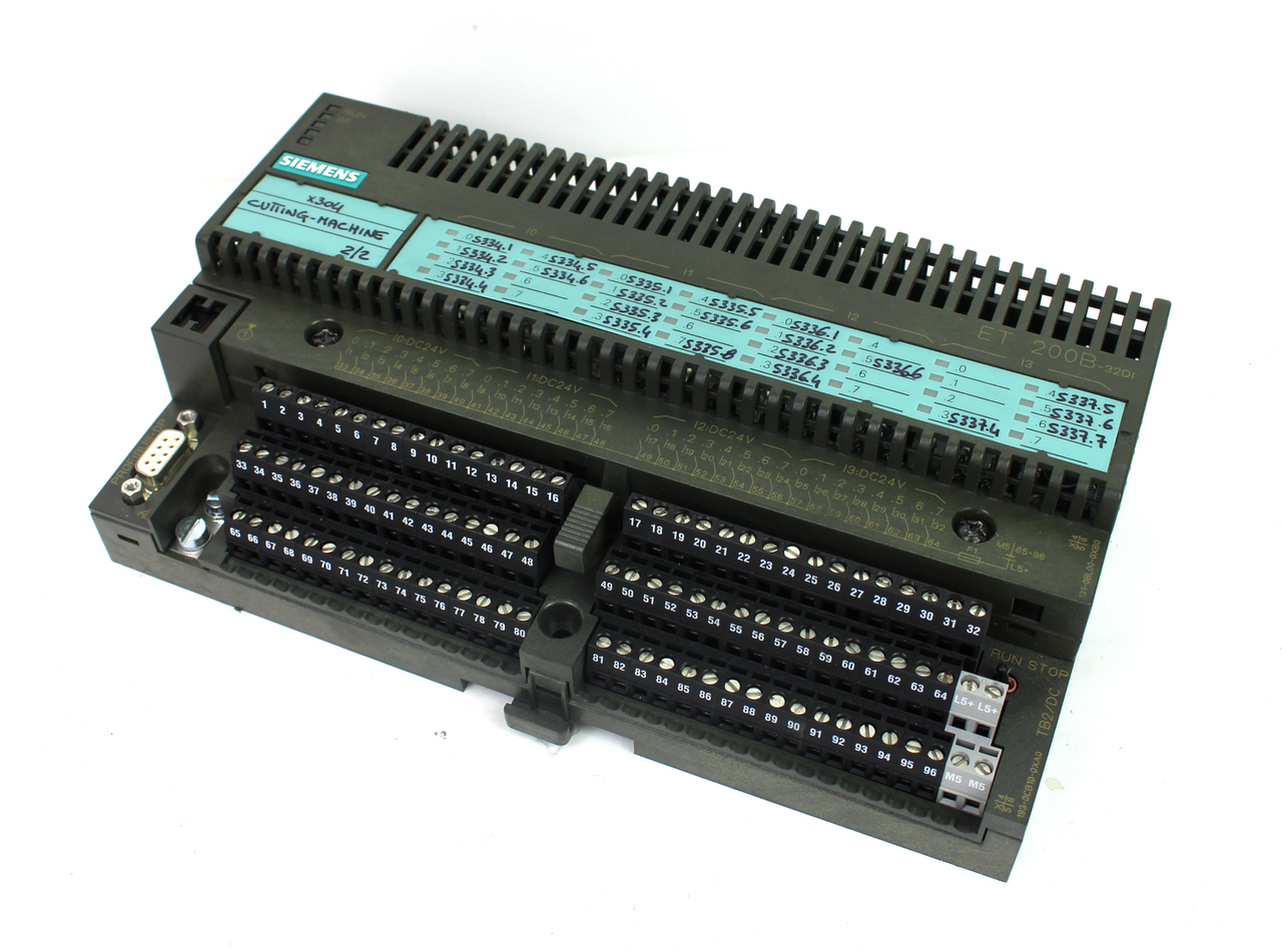Siemens ET 200B-32DI Digital Input Module w/ 193-0CB10-0XA0 Terminal Module