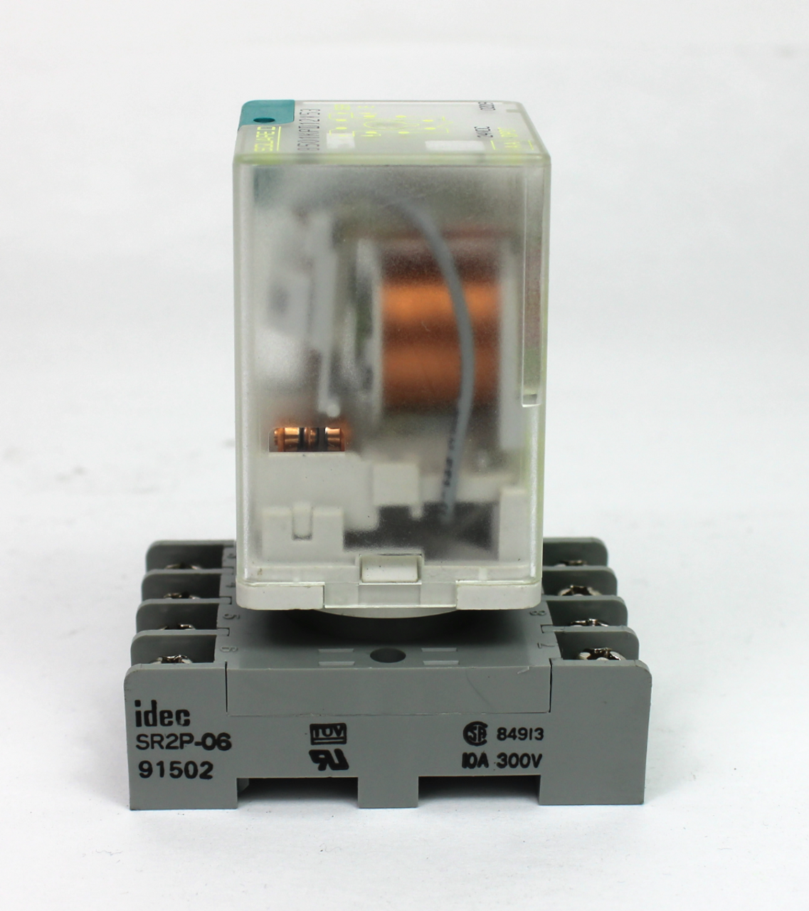 Square D 8501KPD12V53 Relay w/ Idec SR2P-06 Relay Socket 10A