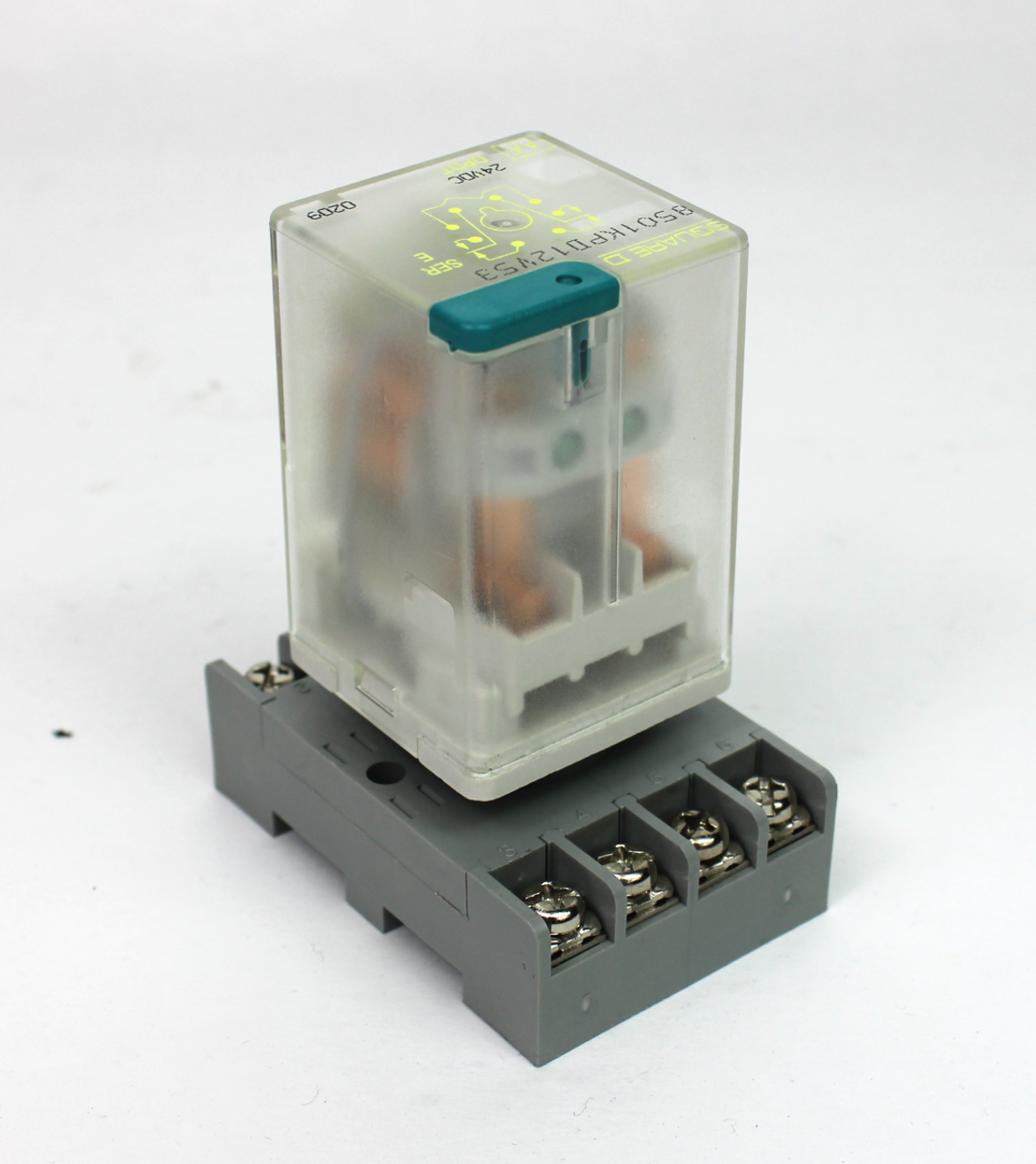 Square D 8501KPD12V53 Relay w/ Idec SR2P-06 Relay Socket 10A