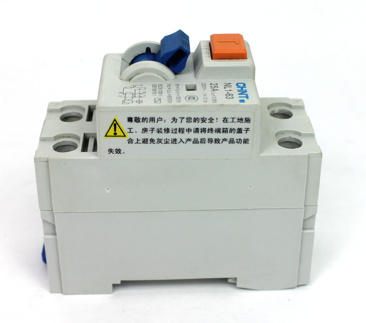 Interruttore Differenziale CHINT NL1-63/25-2P-AC30-DIFF - 25A, 30mA, 2 Poli - Foto 5