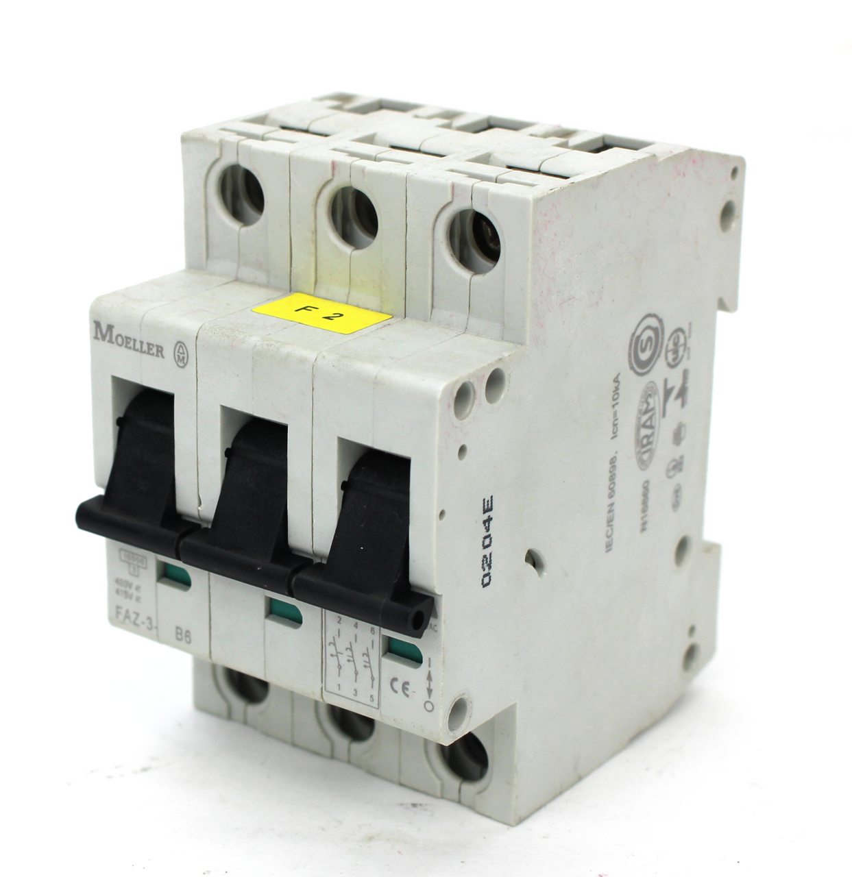 Moeller FAZ-3-B6 Circuit Breaker 3 Pole 5kA