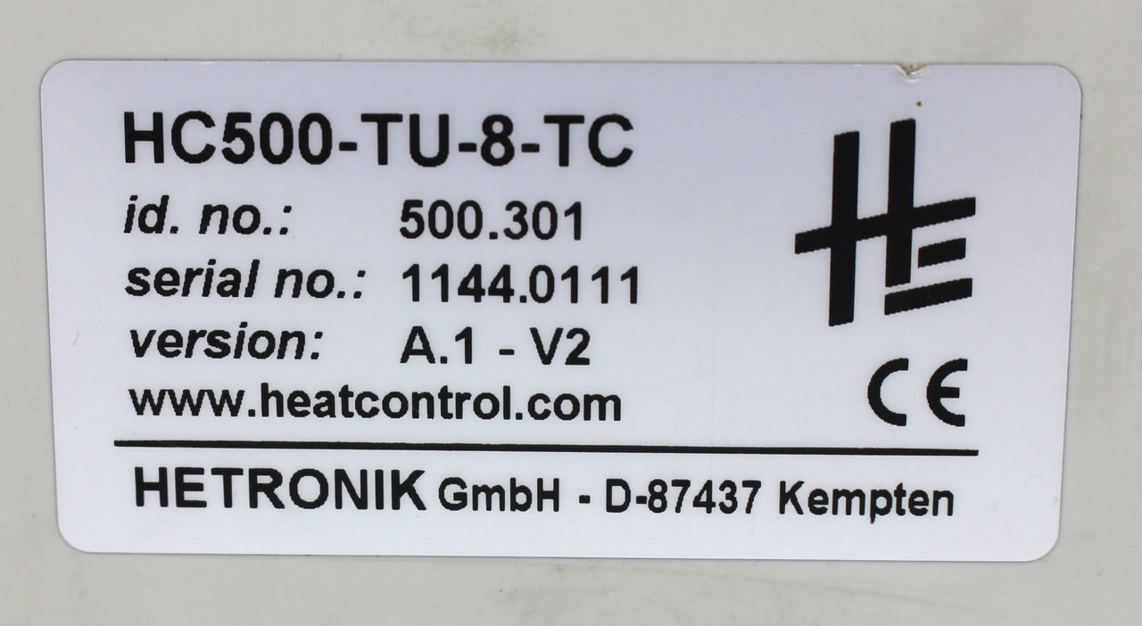 Hetronik HC500-TU-8-TC Temperature Unit, Version A.1-V2, 24V