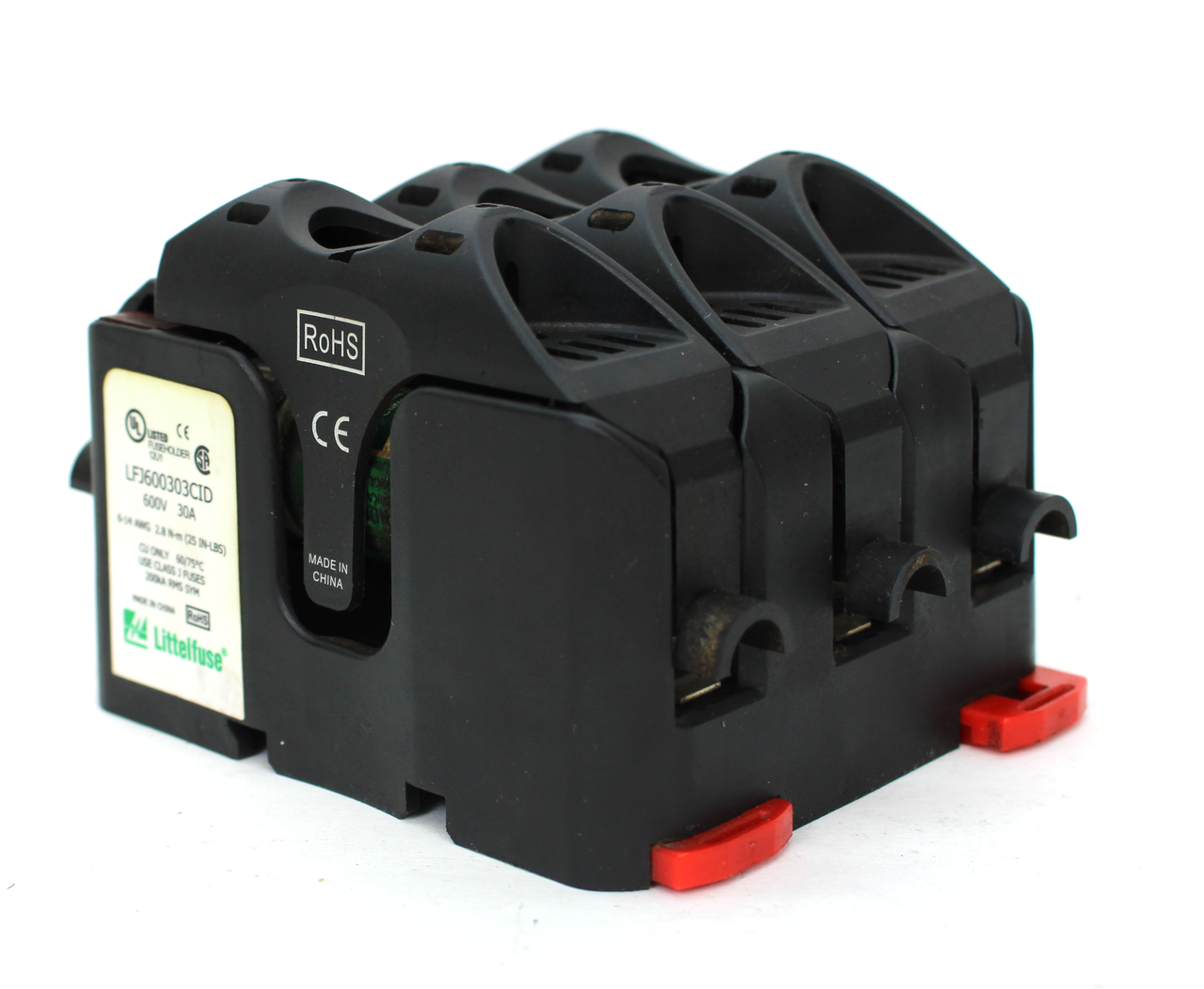 Porte-fusible Littelfuse L60030M-1C 30A 600V - Neuf Surplus, Pour Installations électriques Industrielles