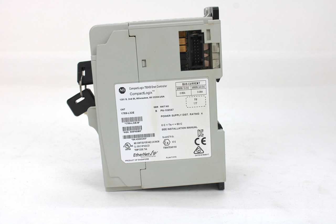 Allen Bradley 1769L32E CompactLogix 5332E Ser. A Processor Unit PLC