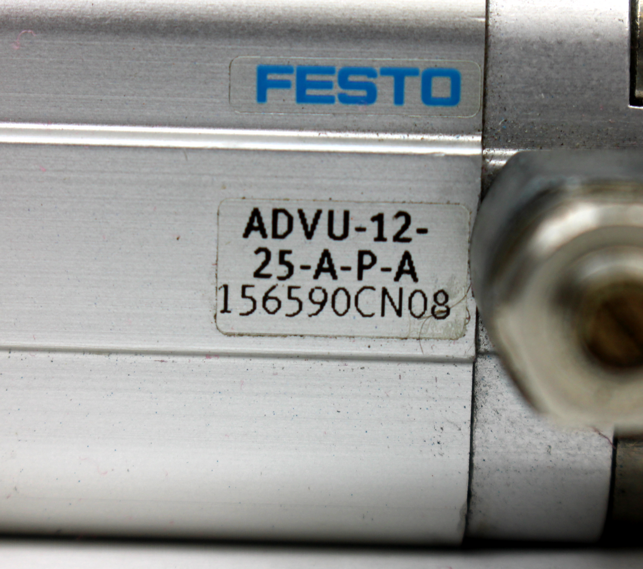 Festo ADVU-12-25-A-P-A Compact Pneumatic Cylinder, 12mm Bore, 25mm Stroke