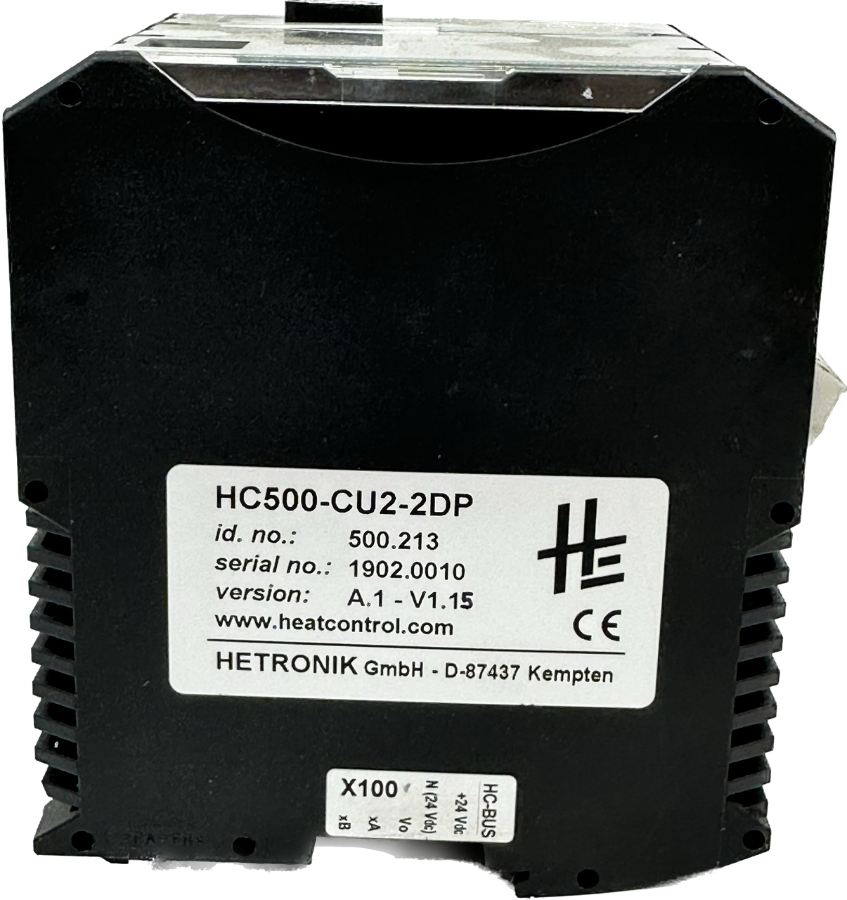 Hetronik HC500-CU2-2DP Heater Controller CPU with Profibus-DP Communication