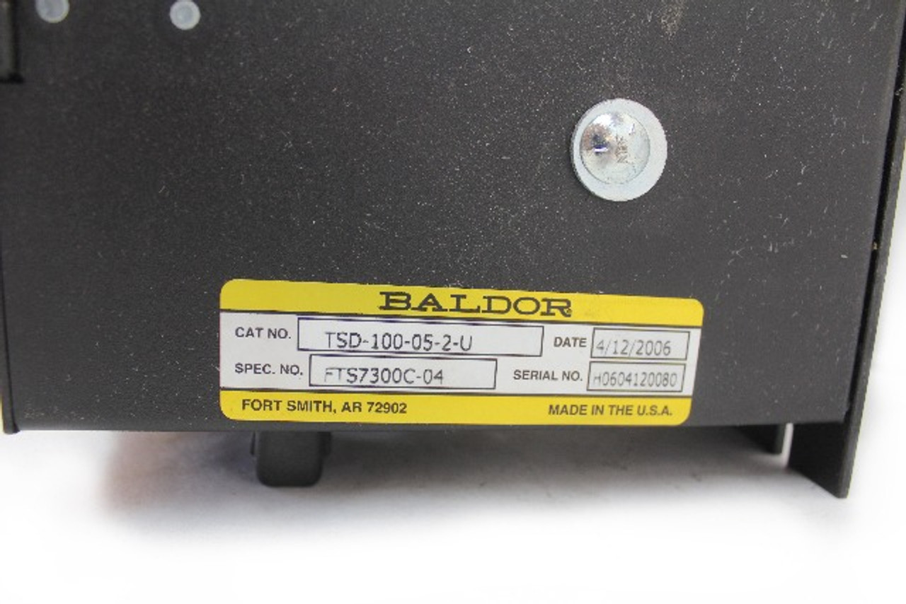 Baldor TSD-100-05-2-U DC Servo Drive 115V 5 Amp New In Box