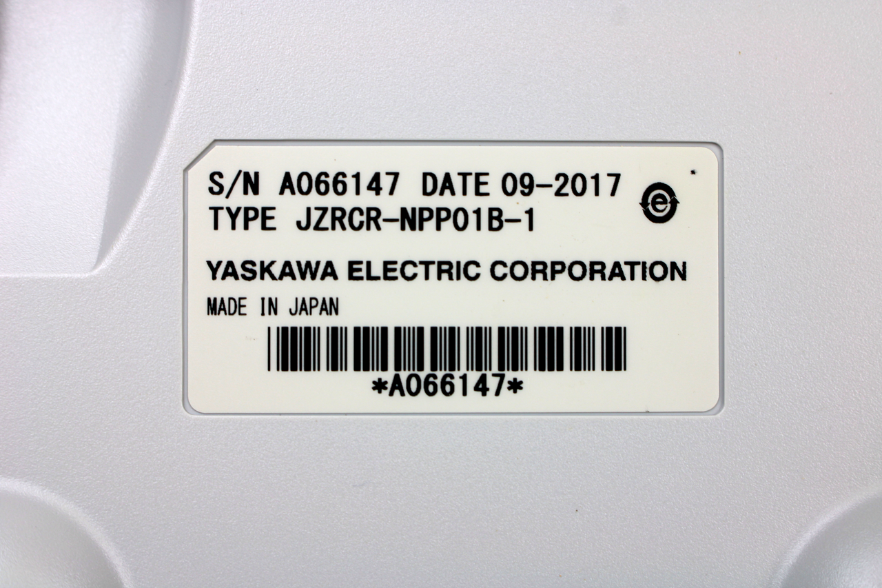 Yaskawa Electric JZRCR-NPP01B-1 Teach Pendant w/ Manual and Setup CD