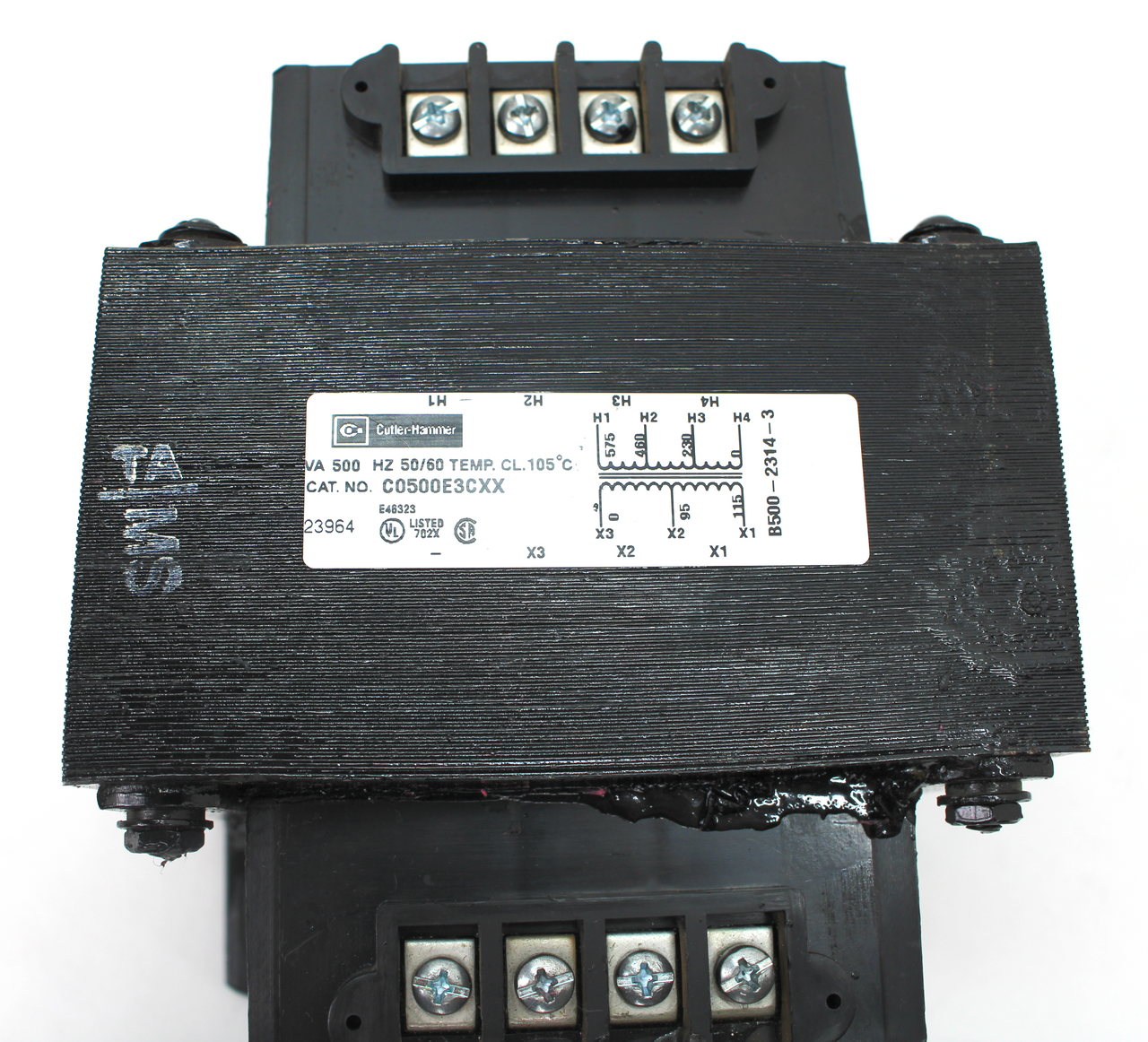 Cutler Hammer C0500E3CXX Industrial Control Transformer 500VA