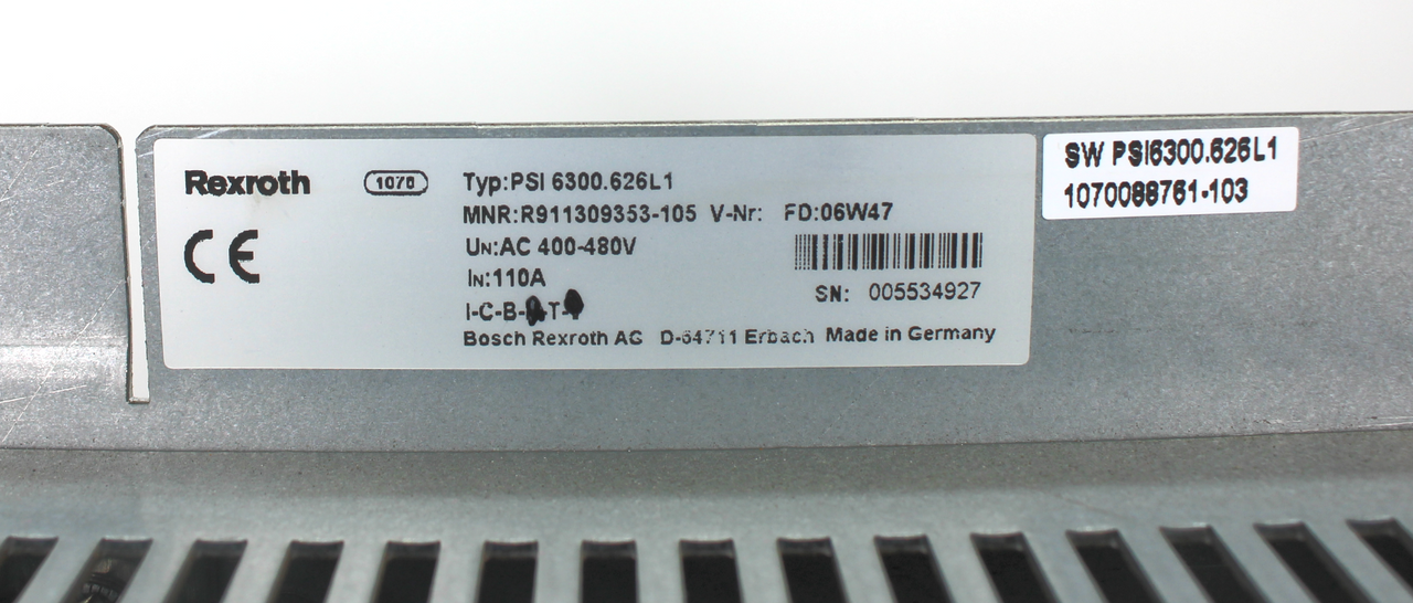 Rexroth PSI 6000 Welding Inverter PSI 6300.626L1 400-480V 110A