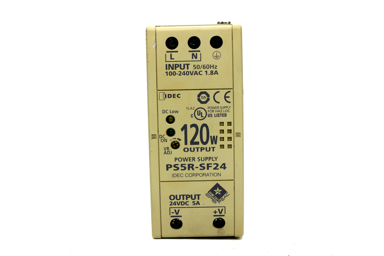 IDEC(アイデック) スイッチング電源 PS5R-V形 240W・24V DINレール取付 AC100~240V PS5R-VG24 - 5
