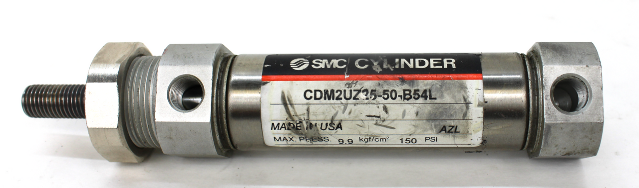 SMC CDM2UZ25-50-B54L Double Acting Pneumatic Cylinder 150PSI