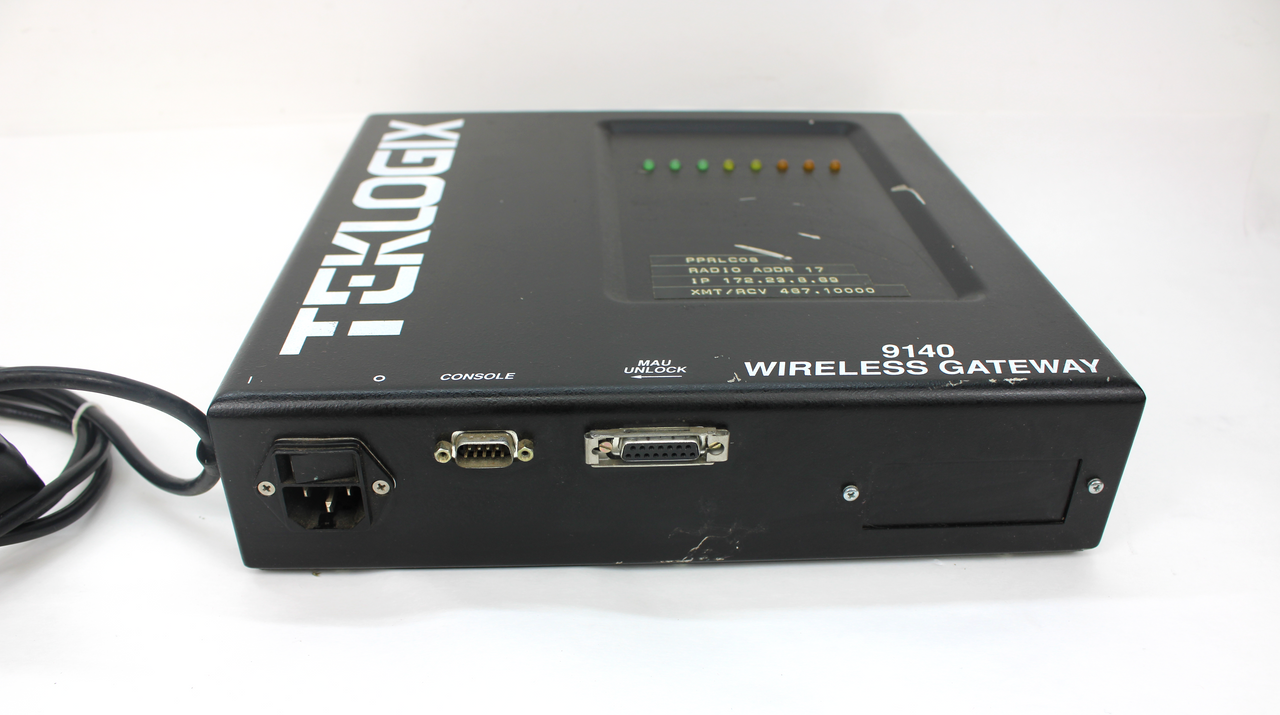 Teklogix 9140 Wireless Gateway w/ EMI XZ850530 Ethernet Transceiver