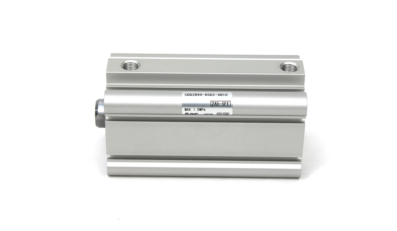 SMC CDQ2B40-65DZ-XB10 Compact Pneumatic Cylinder, 40mm Bore, 65mm Stroke, NEW