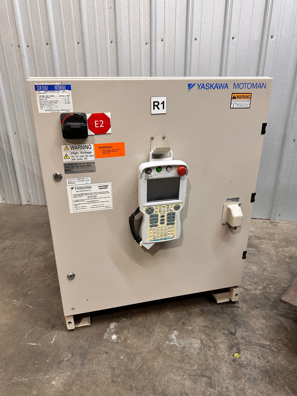 Motoman MS80W Robot, DX100 Control Teach Pendant 80Kg Payload Material Handling