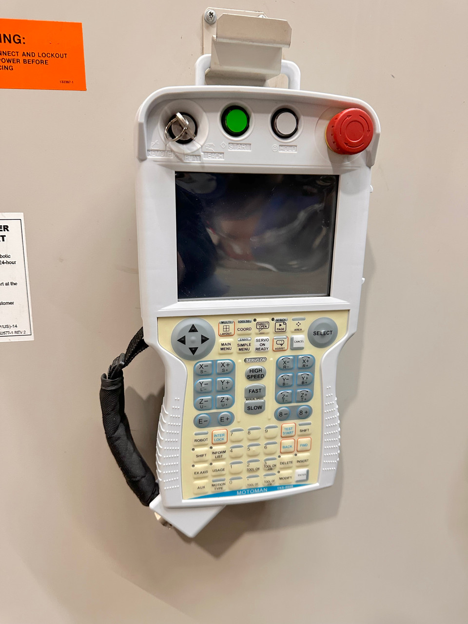 Motoman MS80W Robot, DX100 Control Teach Pendant 80Kg Payload Material Handling