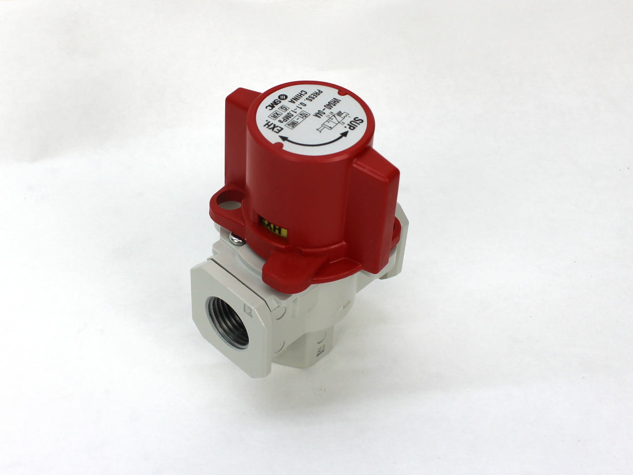 SMC VHS40-04A Residual Pressure Release Valve w/ VHS40PW-180AS Bracket