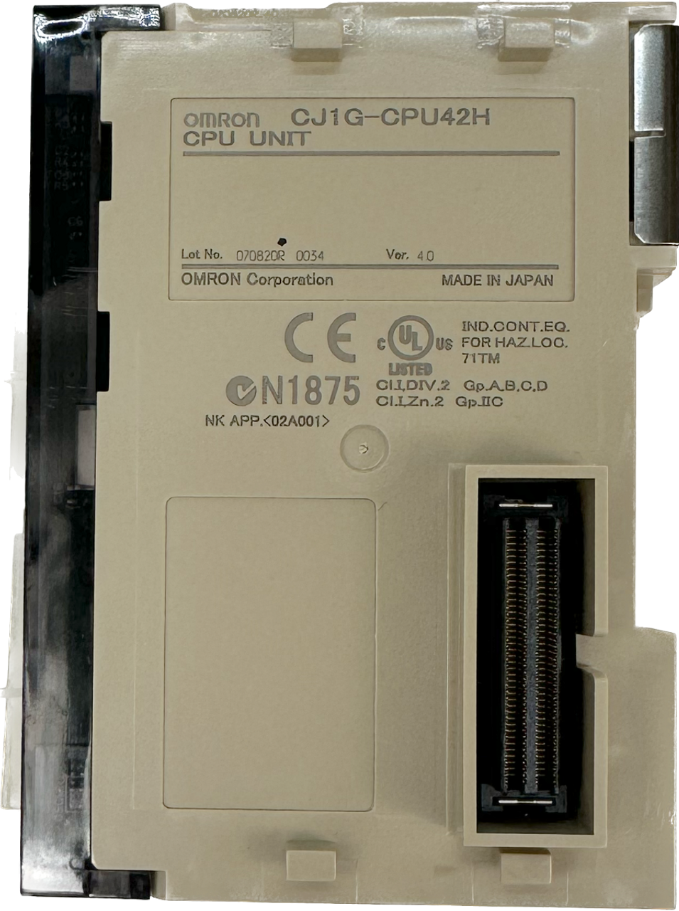 Omron CJ1G-CPU42H CPU Unit