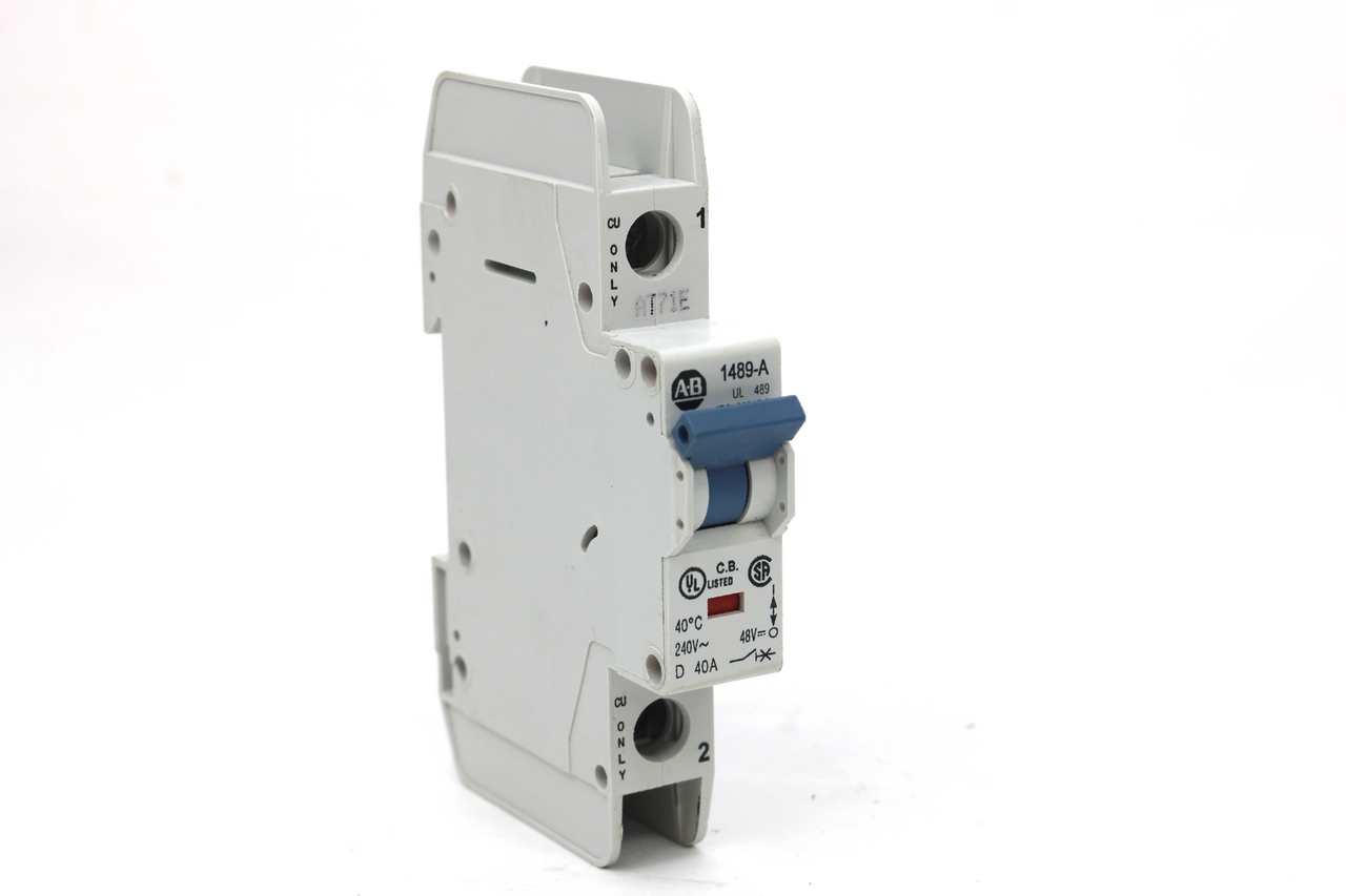 Allen Bradley 1489-A1D400 Ser. A Circuit Breaker, 1-Pole, 40 Amp